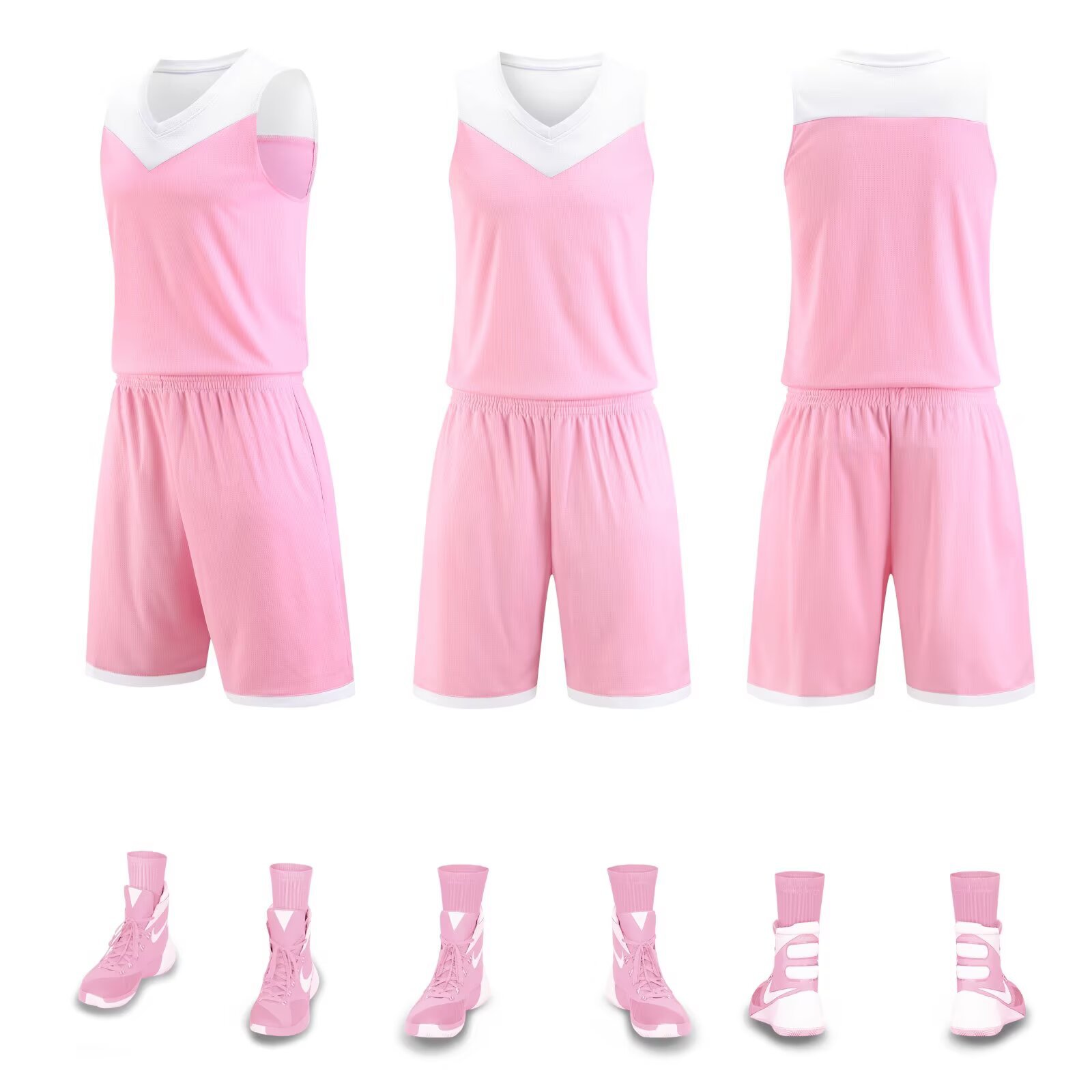 Picture of New in stock basketball uniform suit men's competition team uniform adult children training basketball uniform vest outdoor sports