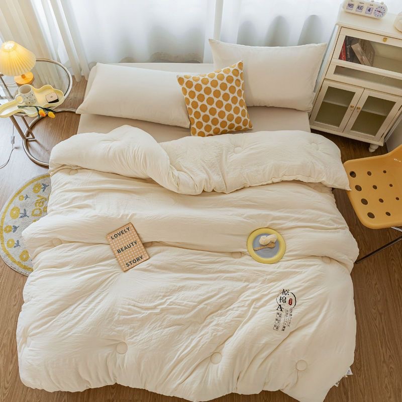 Picture of Raw cotton soybean quilt class A summer quilt air conditioning quilt spring and autumn quilt cotton quilt core winter quilt Four Seasons quilt gift wholesale