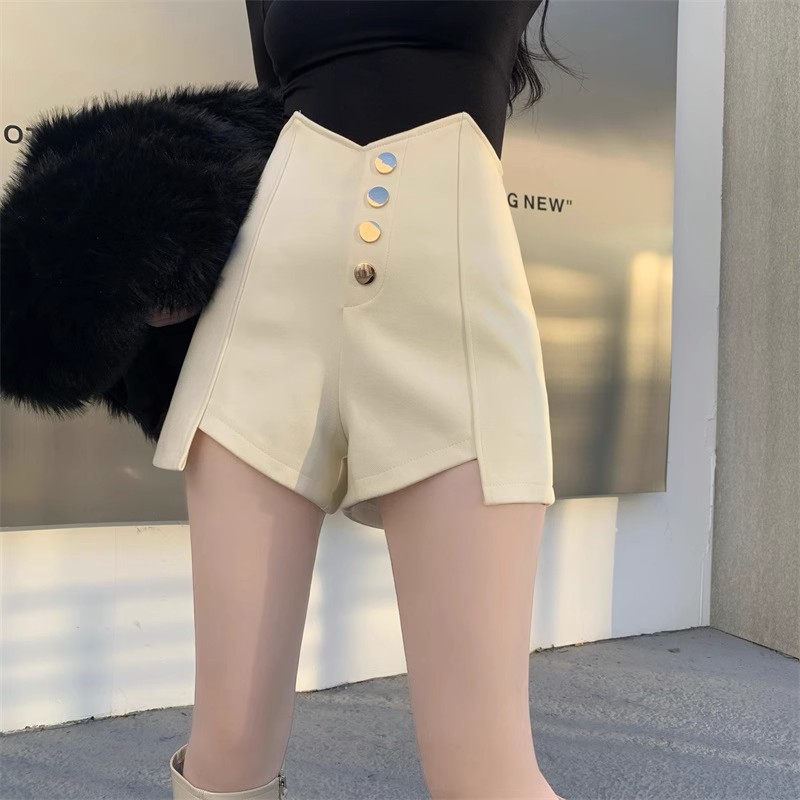 plus size Chubby Sister's Suit Shorts Summer Women's Slim Look Thin Casual Pants Loose Dose Sense Loose Loose Waist Wide-leg Pants