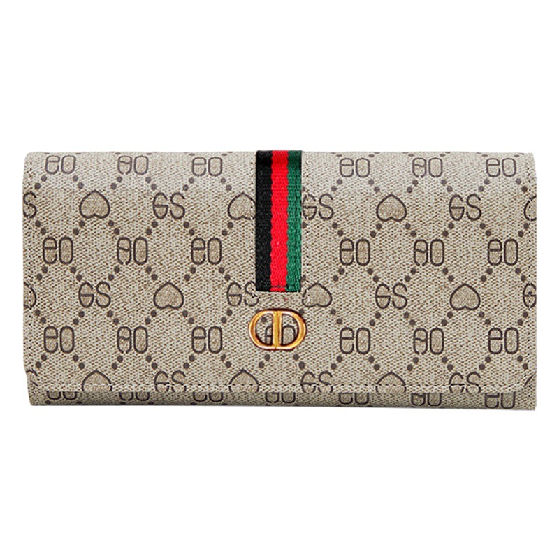 Long Wallet for Women 2024 New Fashion Simple Foldableing Multi-Functional Hand Wallet Card Holder Two-In-One Wallet