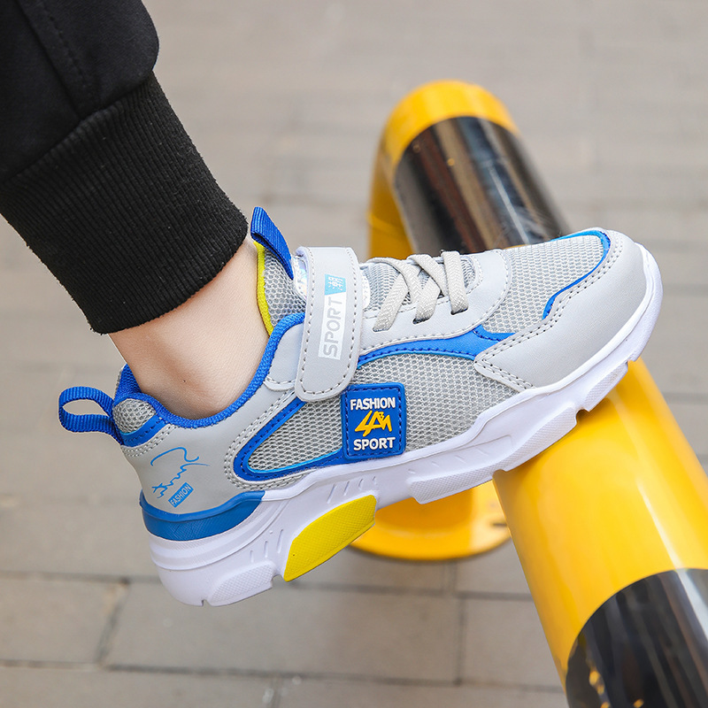 Picture of Sneakers Sports Walking Shoes Boys Zhongda 2024 Net Leather Shoes Casual Shoes Casual Children's Shoes Boys Running New