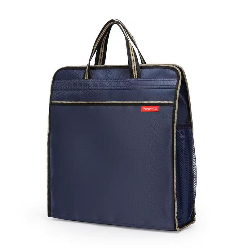 Picture of Handbag Vertical Oxford Cloth Business Commuter Meeting Leisure Document Bag Zipper Student Information Bag Briefcase
