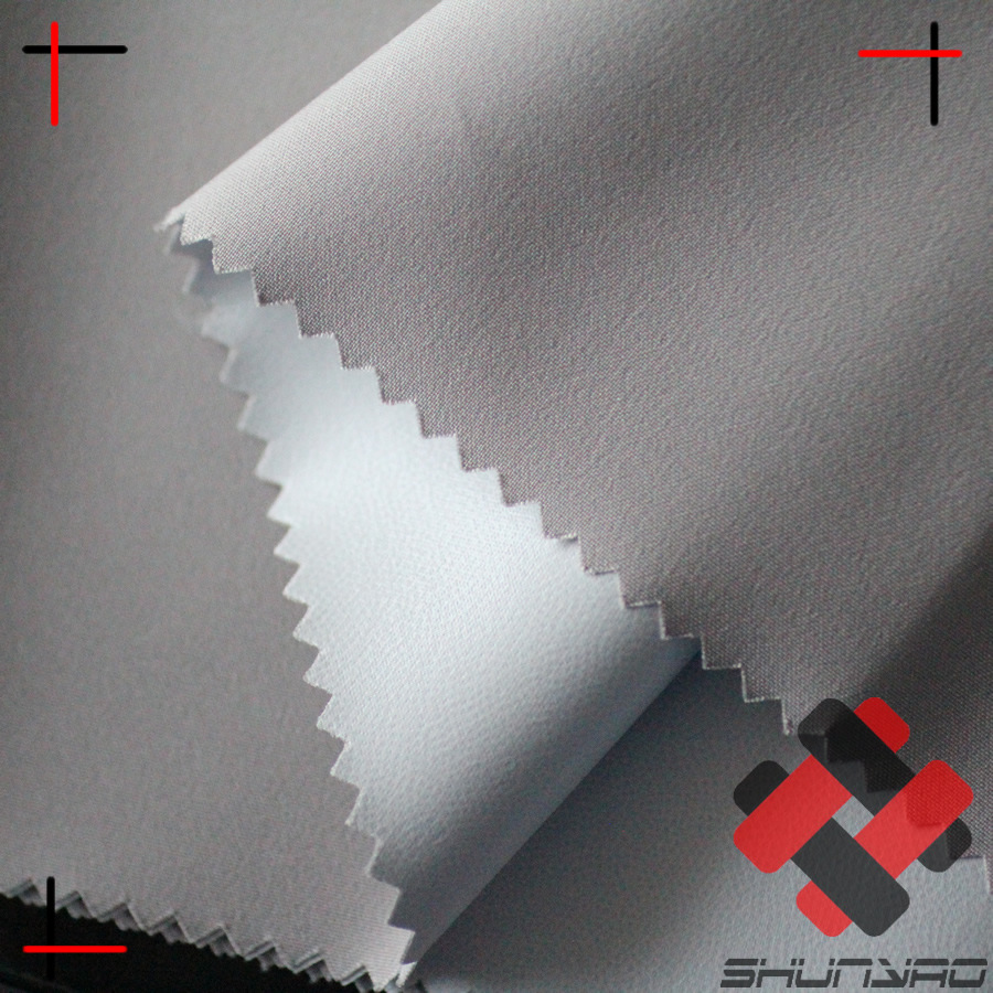 Shun Yao recycled polyester double-strand mechanical elastic high elastic fabric film waterproof moisture permeable jacket fabric
