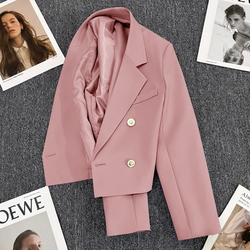 Picture of Short khaki Casual Small Suit Jacket Women's Spring and Autumn 2023 New Style High-end Street Suit