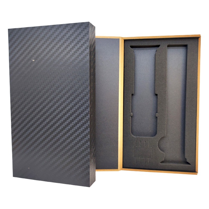 Apple Watch strap packing box Apple strap box carbon fiber pattern watch strap packing box leather strap box