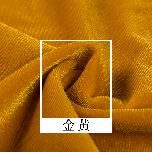 Picture of South Korea velvet fabric thickened weft knitted velvet velvet high quality dyed fabric cheongsam fashion curtain wholesale