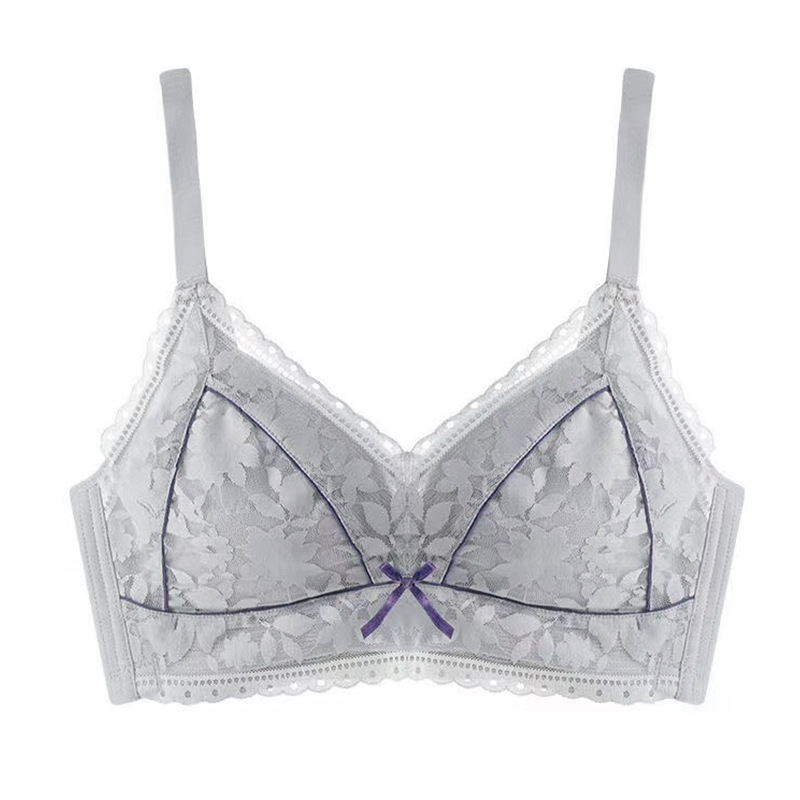 Picture of Women's Large Chest Shiny Underwear Ultra-thin No Negative Circle Large Size Breast Reduction Accessory Breast Anti-sagging Adjustable Push-up Bra