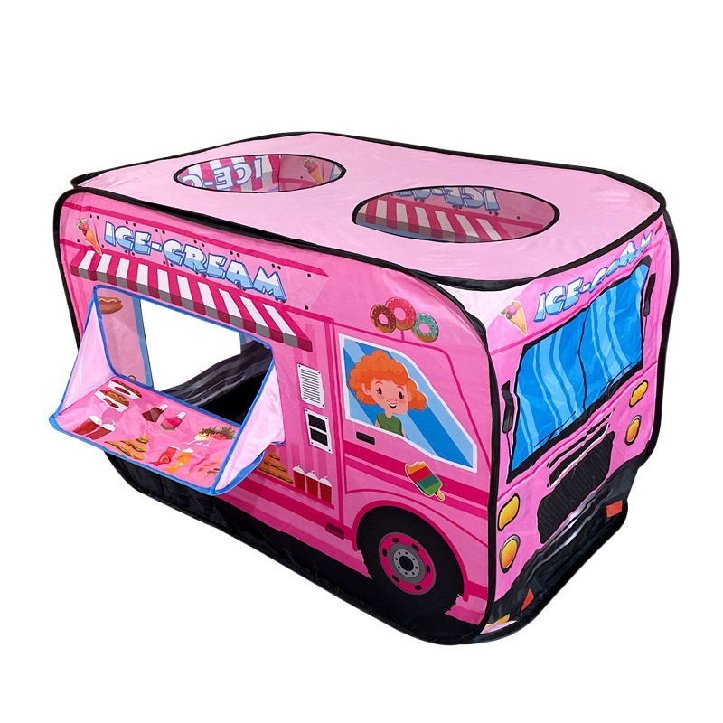TikTok Children's Tent Police Truck Fire Truck Play House Indoor and Outdoor Folding Play House Children's Car Tent