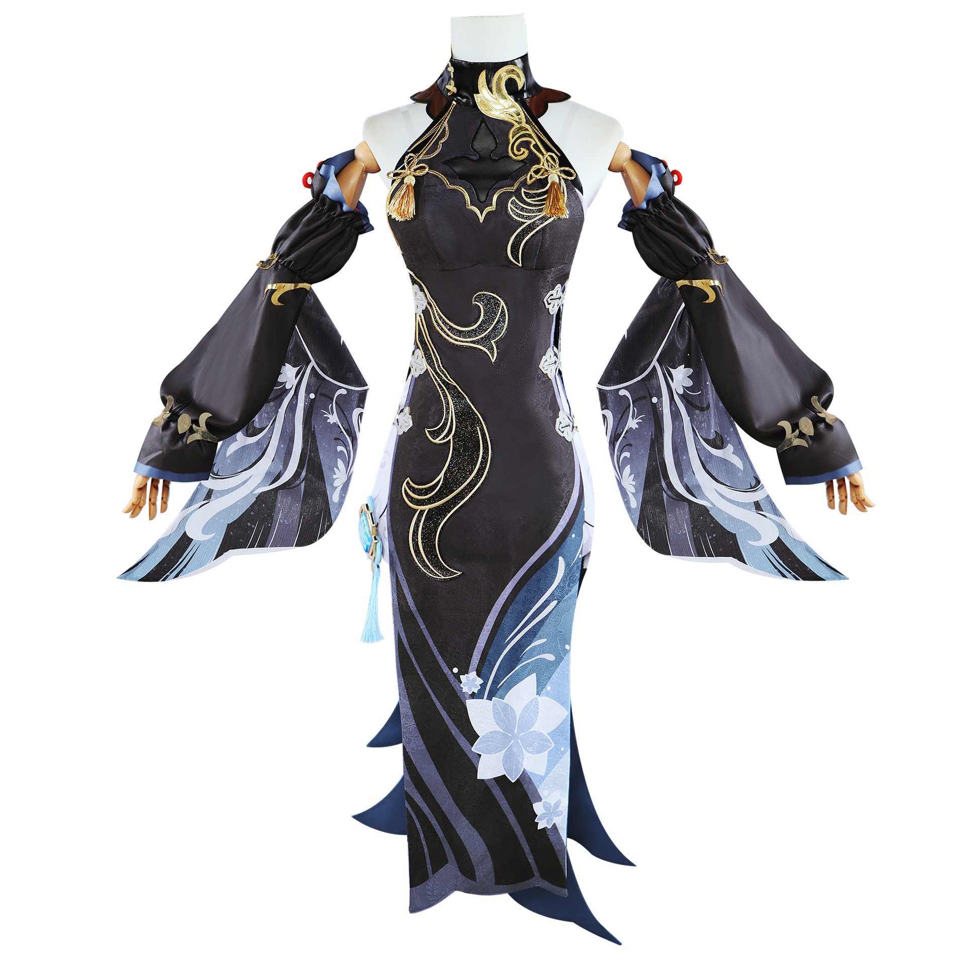 Picture of Beishui Trade Original Shenhai Lantern Festival Shenhe Skin cos Game Cold Flower Youlu Shenhe cosplay suit Female