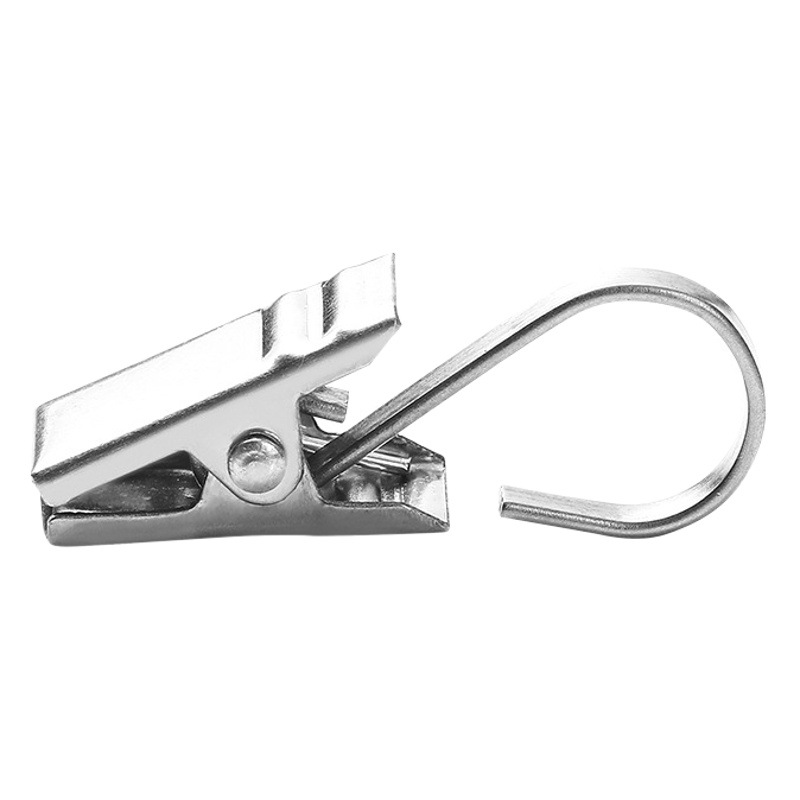 Curtain clip buckle 430 stainless steel clip hook accessories strong shower curtain clip load-bearing thick old curtain