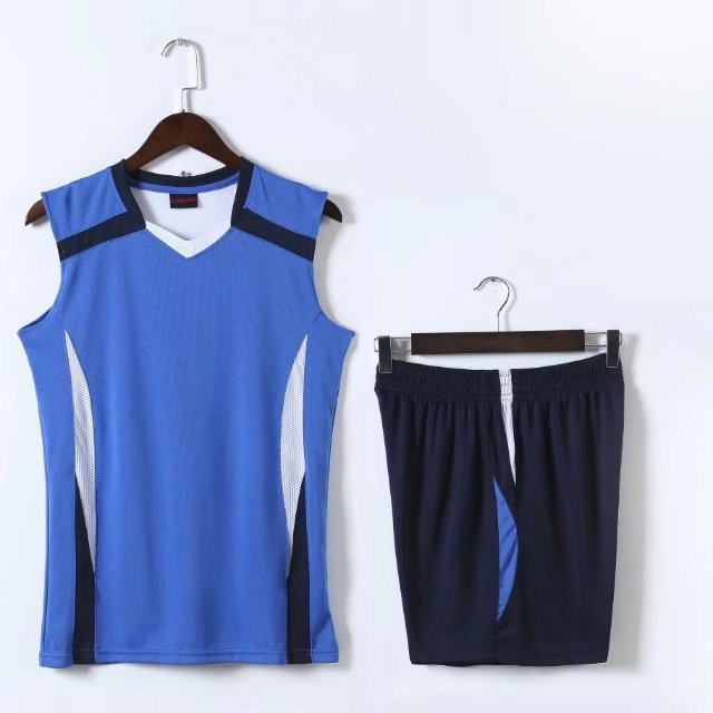 Picture of Volleyball Uniform Suit for Men and Women, Quick-Drying Round Neck Sports Ball Clothing, Competition Volleyball Team Uniform, Wholesale Printed Number