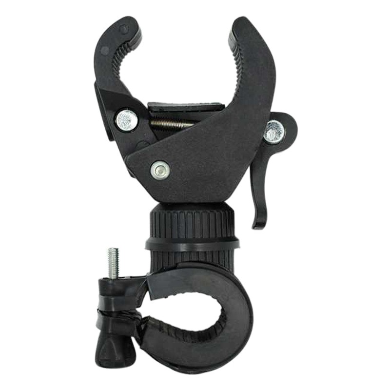 Mountain Bike Headlight Holder Manufacturer Wholesale Bright Flashlight Holder 360-Degree Rotating Universal Lamp Clip