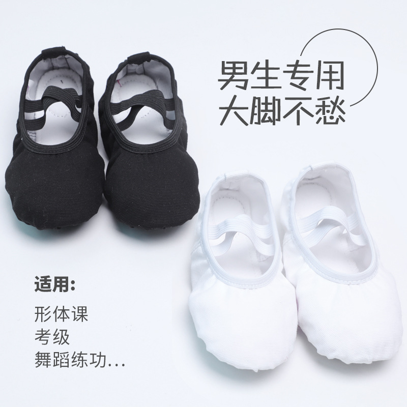 Children's Dance Shoes Lace-up Free Soft-soled Cat Claw Shoes Adult-shaped Children's Dance Practice Shoes Boys Ballet Shoes