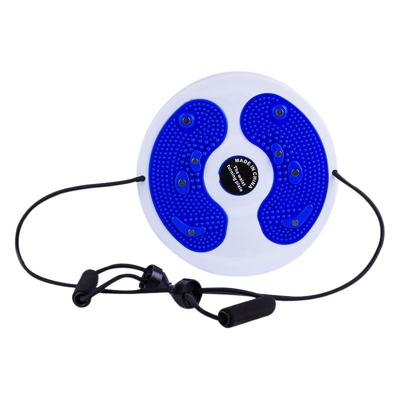 Cross-border wholesale half moon large magnet indoor waist twisting turntable home fitness equipment magnet drawstring waist twisting plate