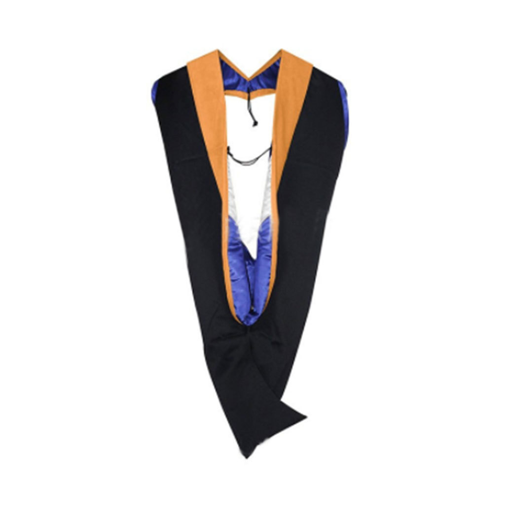 Picture of 2025 American Adult Scientific Clothing, University Graduation Clothing, Woven Bachelor's Clothing Suit, Yellow Collar Drape Cloth