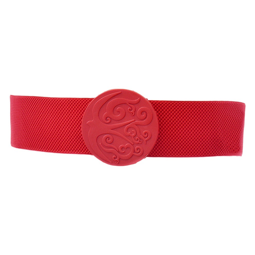 China Eastern Airlines Stewardess Uniform Belt Business Suit High-speed Rail Attendant Dress Belt Belt Loosening Waist Red Belt