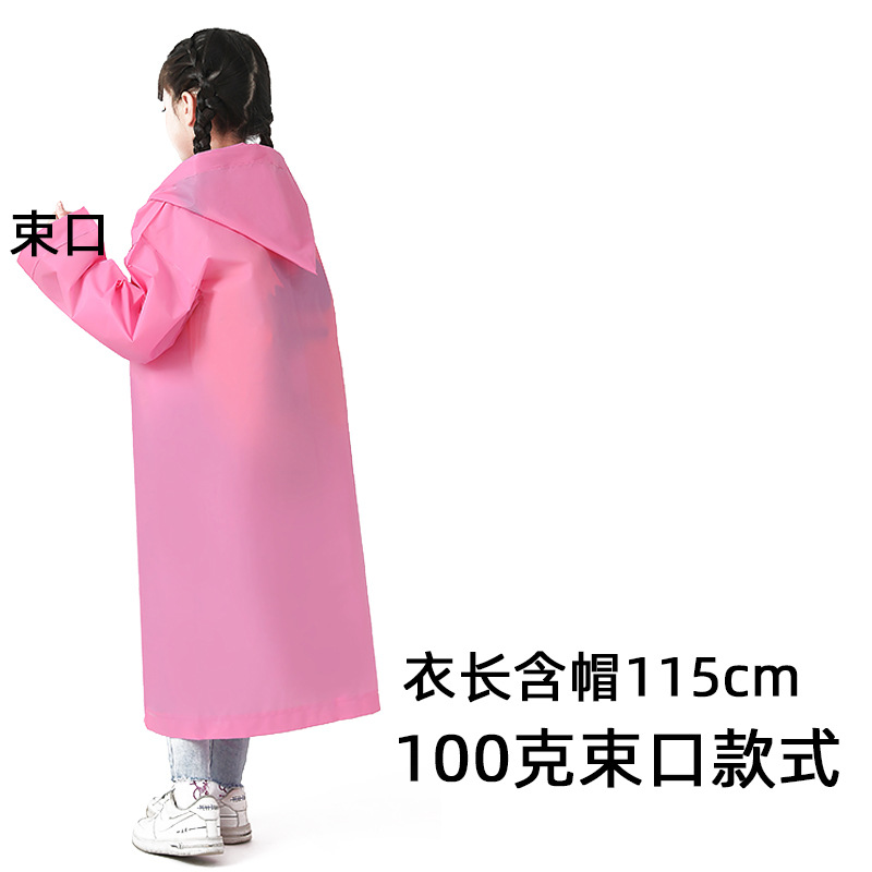 Picture of Thickened Disposable Raincoat Adult Frosted Unisex Eva Outdoor Lightweight One-Piece Extended Poncho Logo