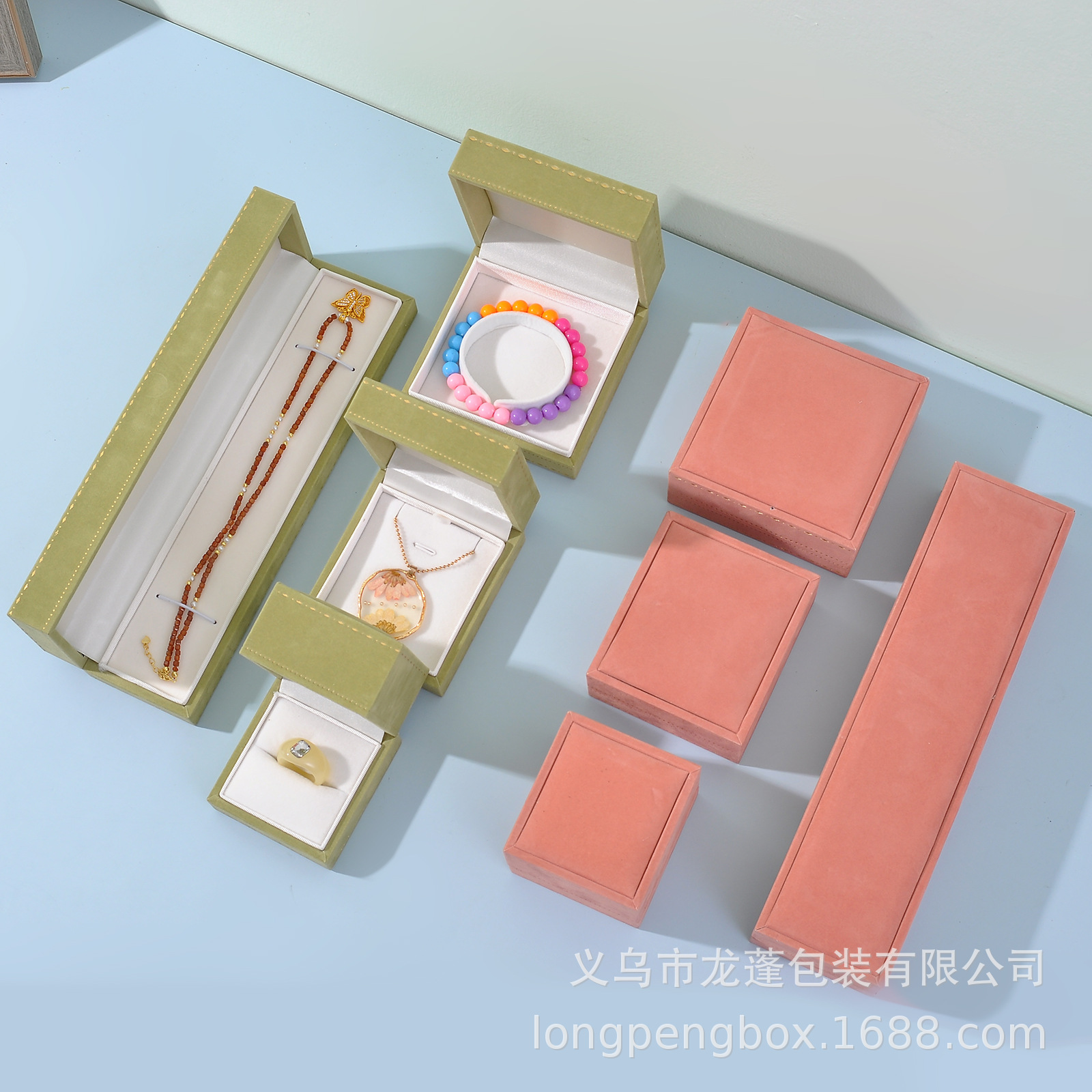 Right Angle Jewelry Packaging Box Lace High-End Ring Pendant Bracelet Box Velvet Jewelry Storage Jewelry Box in Stock