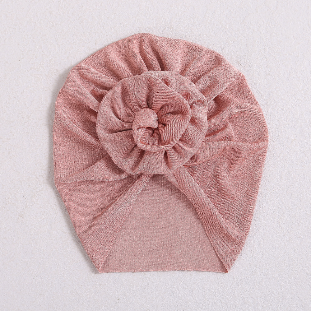 Picture of Europe and the United States hair accessories baby hat new spring and autumn baby India fetal hat three-dimensional flower children's turf hat wholesale