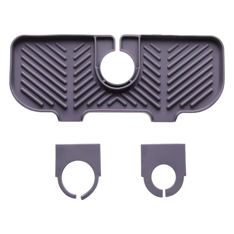 New Faucet Snap-on Storage Rack Kitchen Fitting Rack Sponge Rack Soap Cleaning Brush Storage Rack Drain Rack