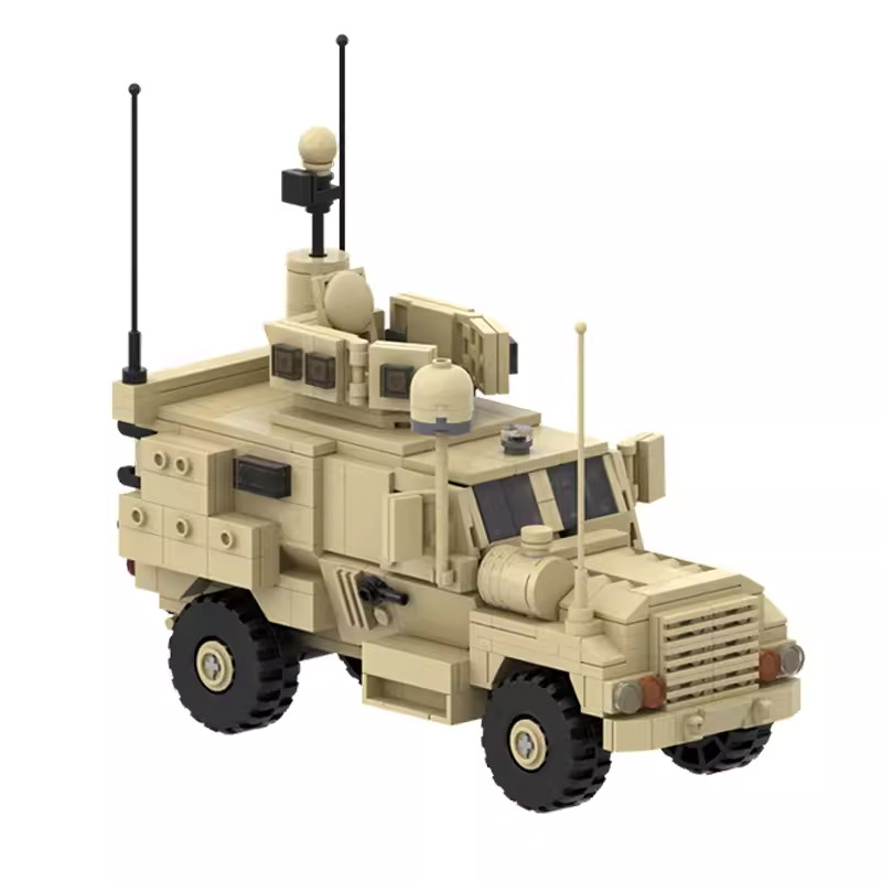 MOC-67376 Anti-Mine Anti-Ambush Frame 4x 4 Reload Iron Armor Compatible Lego Boy Splice Blocks Model