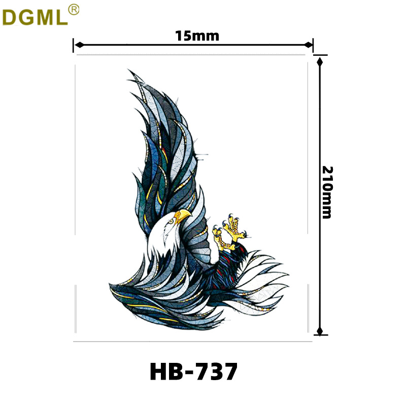 Picture of Small fresh English letters flower butterfly tattoo stickers color creative full arm fox in stock wholesale to map custom