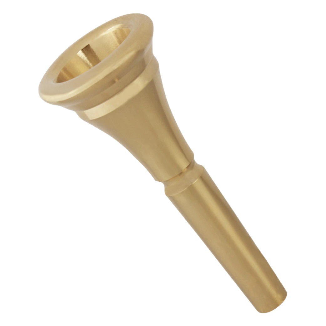 Pipe fittings wholesale horn mouth imported brass horn mouthpiece gold and silver two-color playing French horn mouth