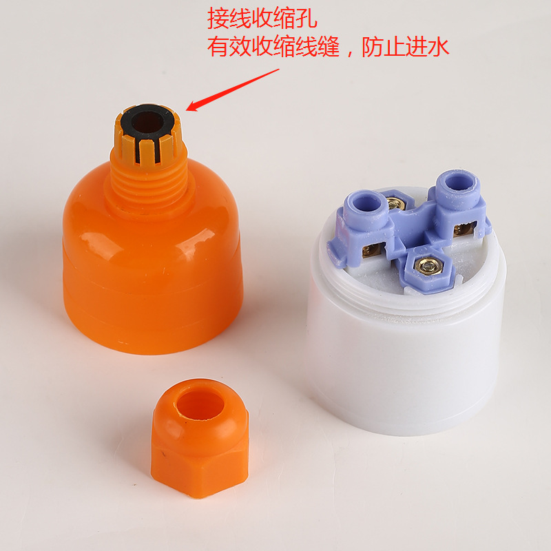 Picture of Manufacturers produce splash-proof E27 screw lamp holder suspended spiral lamp holder flame retardant LED lamp holder
