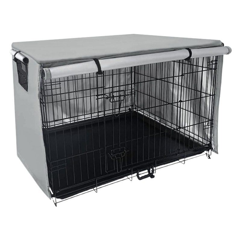 Factory Wholesale Outdoor Pet Wire Cage Protective Cover Outdoor Animal Cage Canopy Household Dog Cage Dust Cover