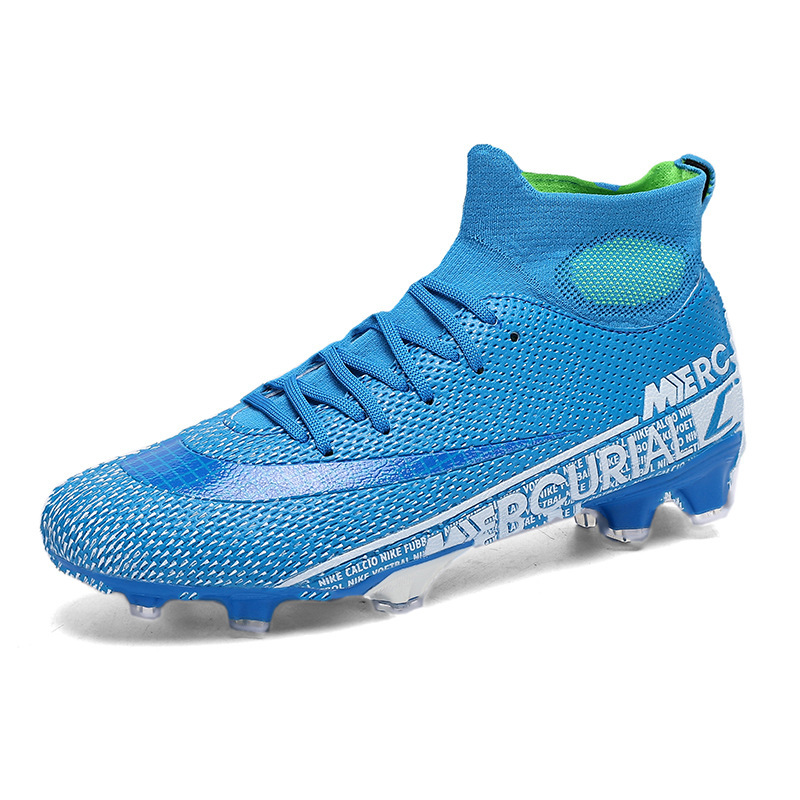 Foreign trade plus size new mandarin duck socks football shoes men and women long nail broken nail student adult training shoes wholesale