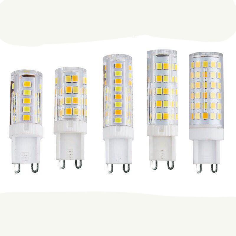 Picture of Manufacturer G9G4 Bulb Three-Color Light Source High-Brightness Ceramic Flicker-Free Two-Color Dimming Led Corn Lamp Plug-In Cross-Border