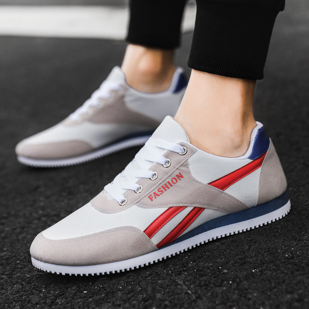Men's Shoes 2025 New Spring and Summer Canvas Shoes Korean Style Trendy Low-Cut Casual Sneakers Breathable Men's Sports Trendy Shoes