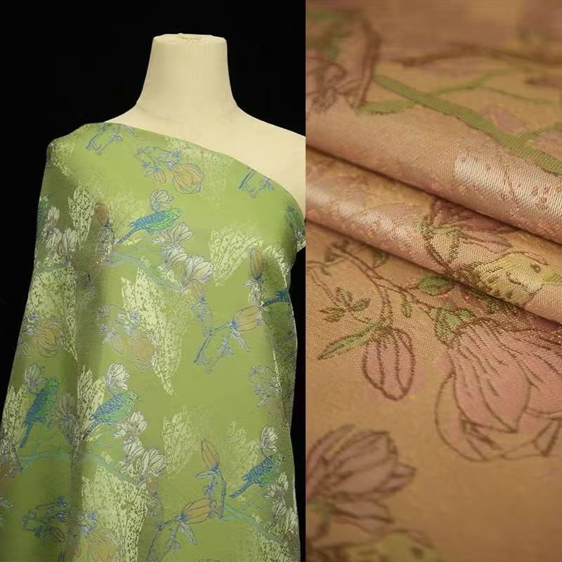 Picture of [Happy Eyebrows] Wholesale Brocade Jacquard Fabric, Age-Reducing Chinese Outwear, Vest, Elegant Tang Suit Fabric