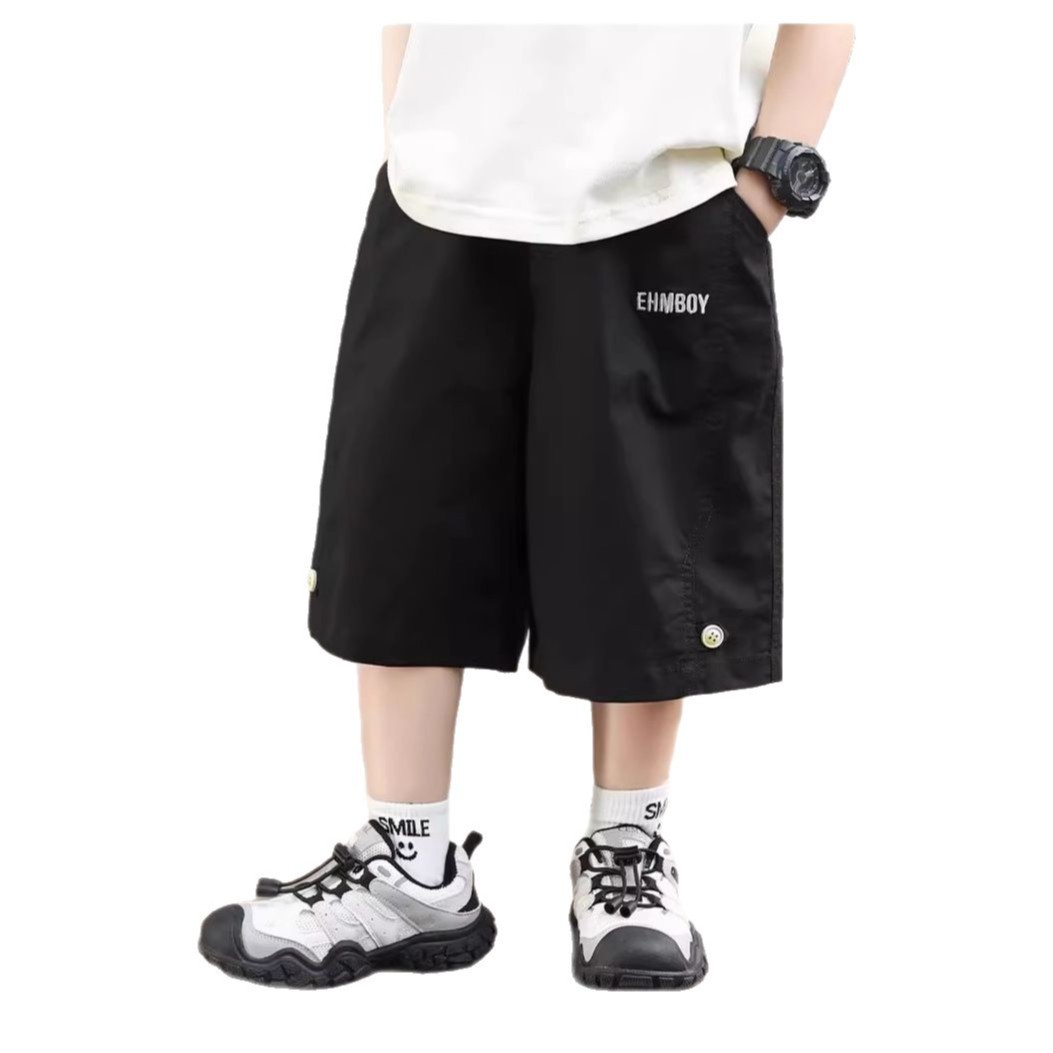 Picture of Children's Wear Boys' Shorts Spring and Summer 2025 New Style Middle-large Children's Summer Five-point Pants Children's Casual Workwear Pants Cross-border