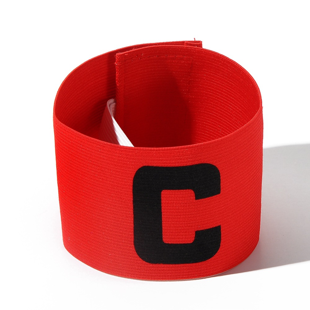 Picture of Captain's Armband Football Game Velcro Basketball Professional Elastic Sticker Event Arm Wrap C-Shaped Label Training