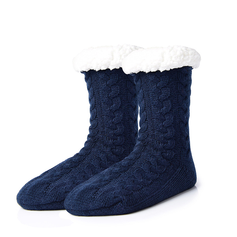 Picture of Floor Socks winter plus velvet padded warm month Slipper Socks slippers adult home Socks