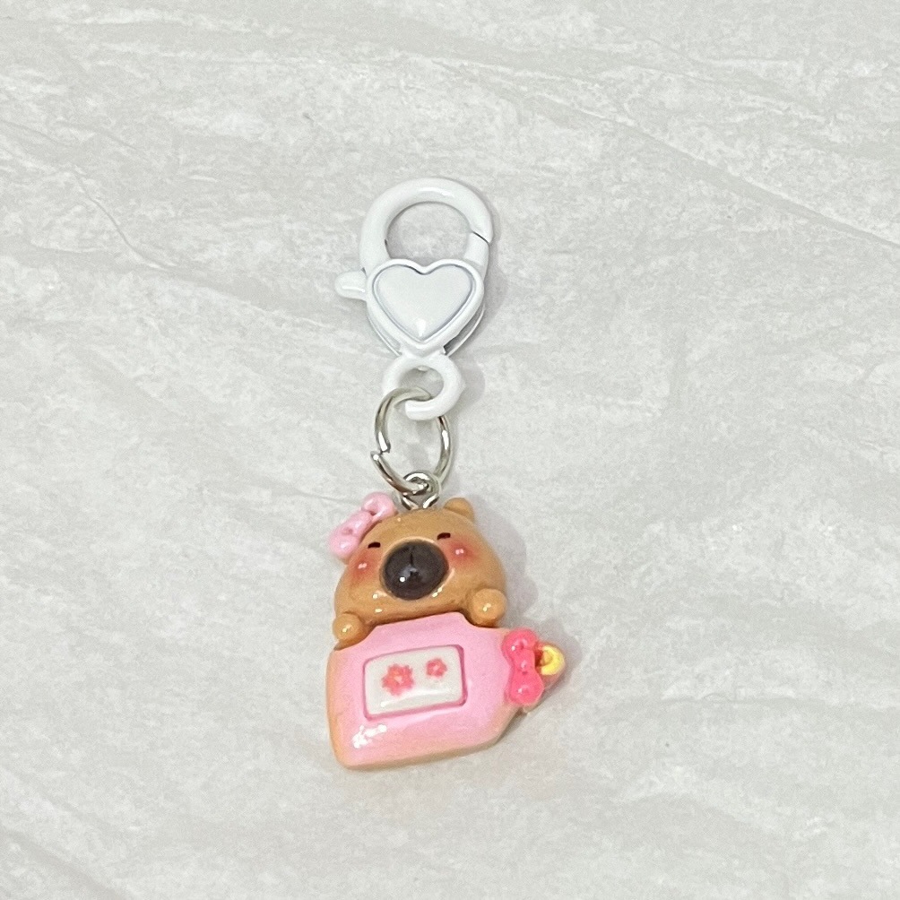 Picture of Kapi Barra Heart-shaped Buckle Cute Students'Schoolbag Pendant Ins Cartoon Girl's Heart for Best Friends Hanging Ornaments