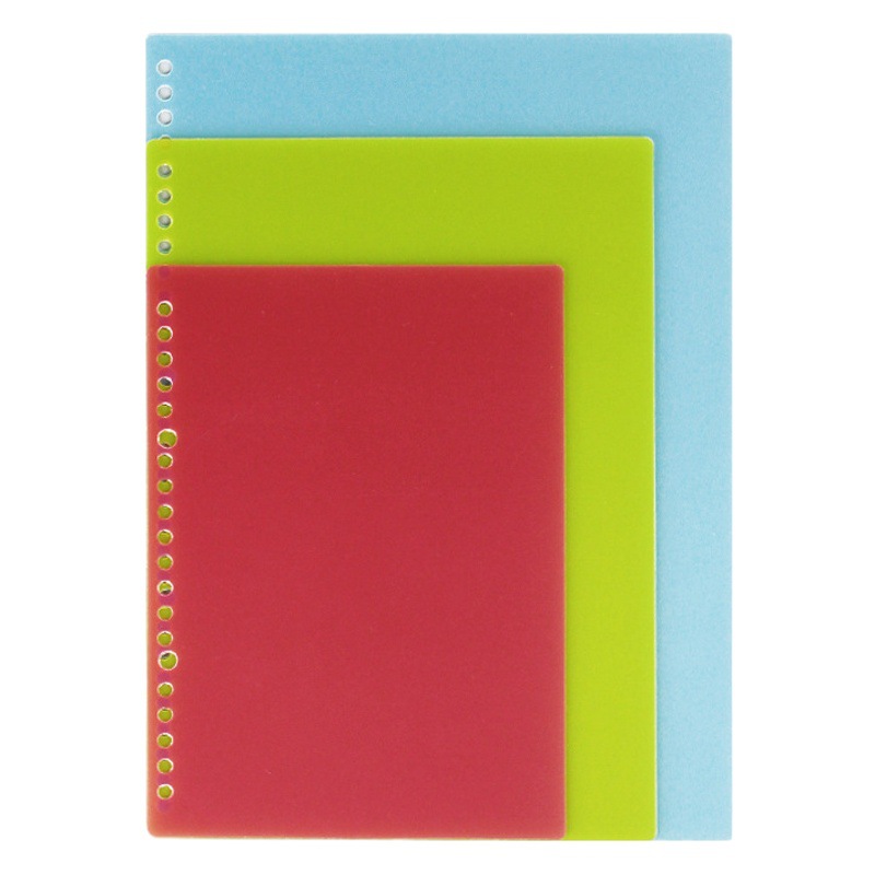 5 This pack frosted A4 cover clip color cover loose-leaf opening ring hole a5 removable diy loose-leaf book b5