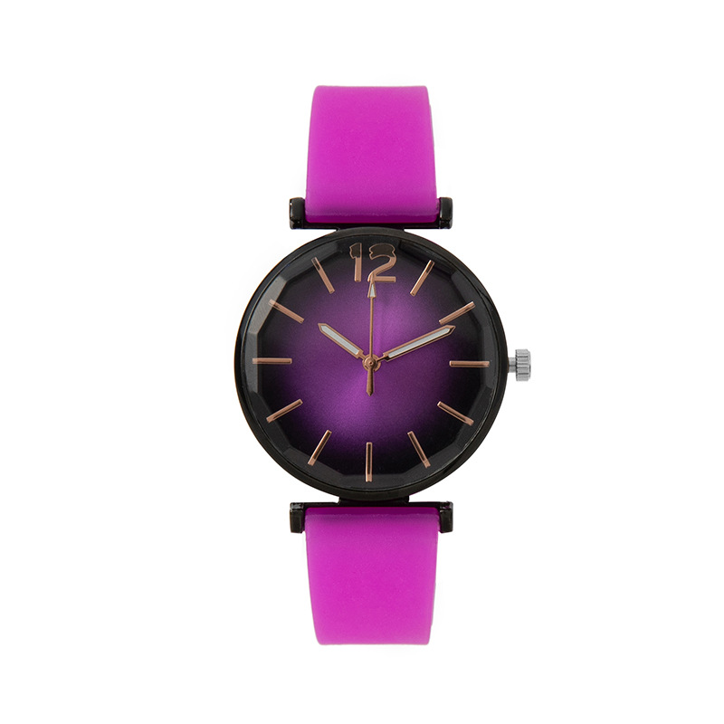 Picture of Foreign trade hot ladies watch fashion simple temperament digital scale women's watch silicone tape quartz watch wholesale