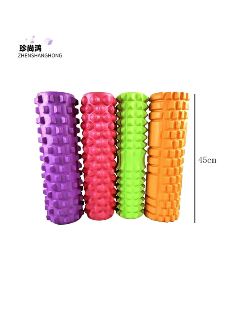 Picture of EVA hollow yoga column 45cm extended foam shaft muscle relaxation massage stick roller Mace factory wholesale