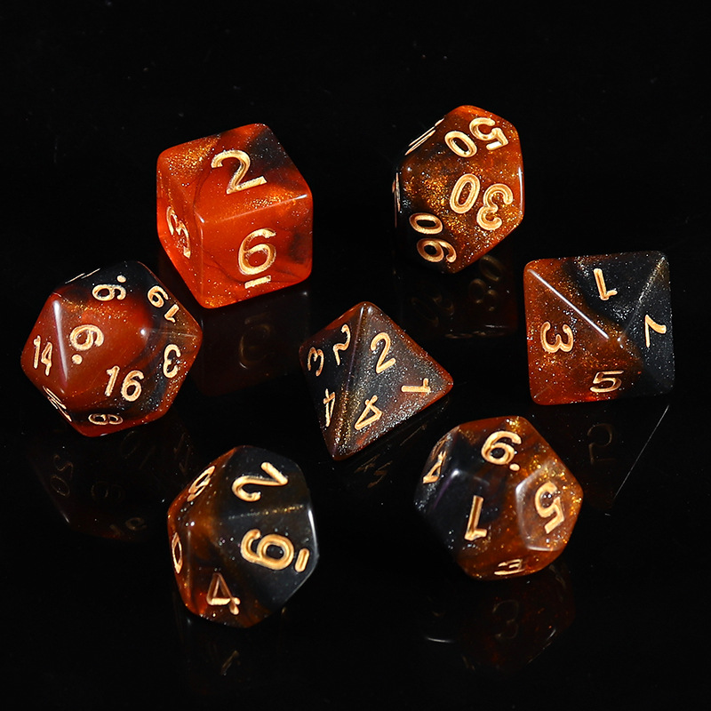 Picture of Star new multi-sided dice digital dice running group table game accessories 4/6/8/10/12/20 sieve props