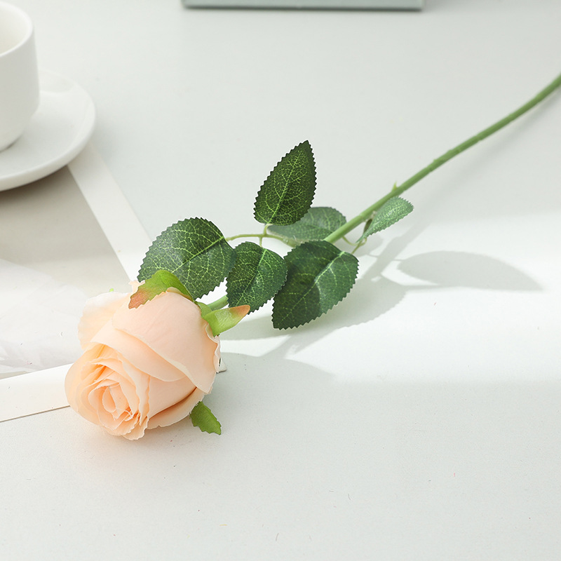 Picture of Cross-Border Supply Velvet Rose Home Decoration Wedding Bouquet Gothic Halloween Black Rose Simulated Rose