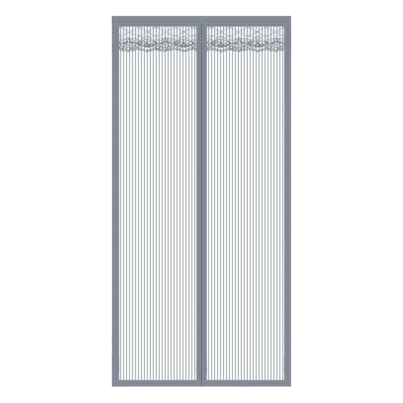 Picture of Magic rubber door curtain wear-free screen door increase size Korean screen door magnetic soft screen door summer hot sale three