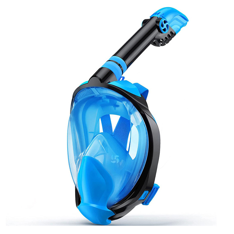 Factory diving mask air in and out separation smooth breathing snorkeling mask adult children face mirror all dry anti-fog