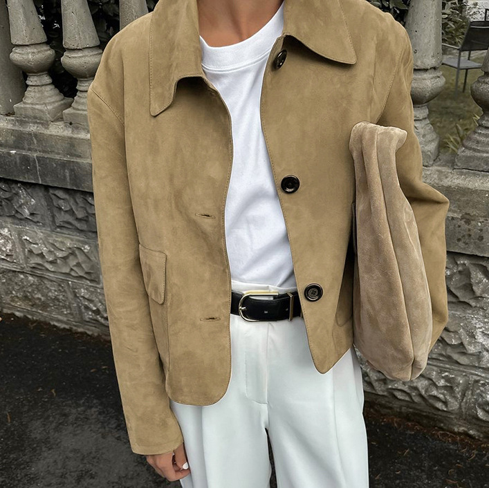 Picture of Suede Small Suit Export Wholesale 2025 Autum New Women's Clothing European and American Ins Fashion Jacket Women's Clothing