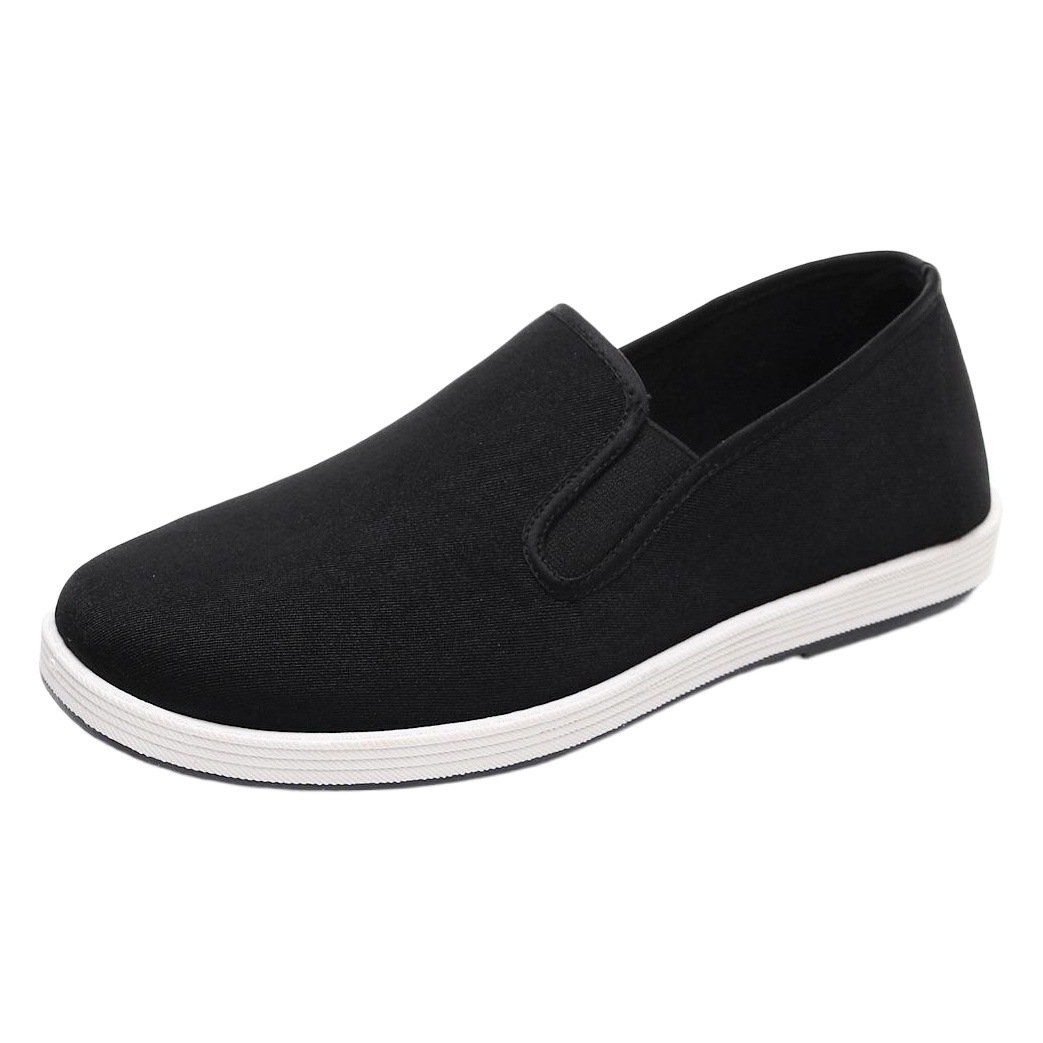 Old Beijing Cloth Shoes, Breathable Men's Shoes, Large Size, Wear-Resistant, Non-Slip, Labor Protection Shoes, Thick-Soled Waterproof Work Shoes, Thickened Soles