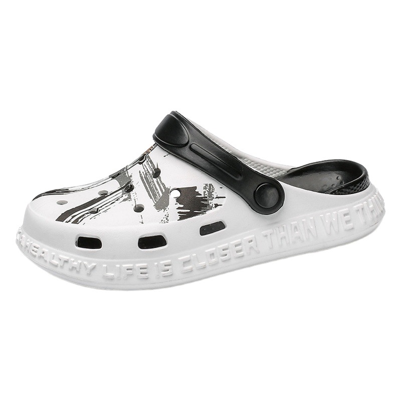 Children's Non-Slip Clogs for Home Use, Soft-Soled Spring and Autumn Sandals for Boys and Girls, Indoor Casual Slippers