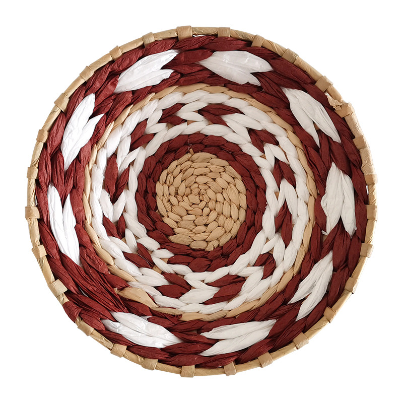 Picture of Bohemian Style Wall Decoration Straw Wall Decoration Background Wall Decoration Wall Hanging Sofa Bedside Hand-woven Wall Hanging