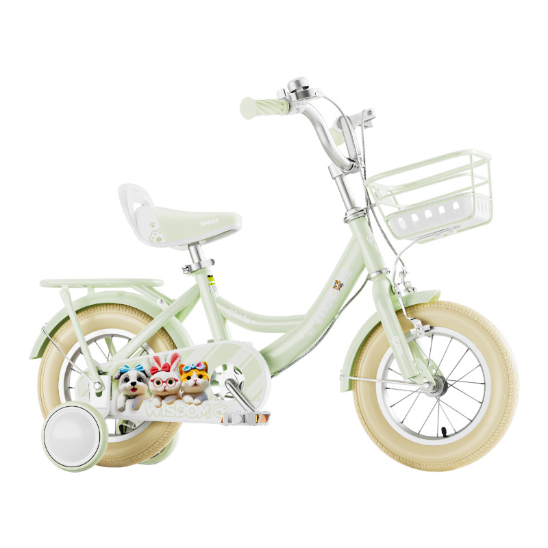 Picture of Children's bicycle new girls 3-6-8-9 years old girl's bicycle children's bicycle 14 inch 16 inch 2 wheel bicycle