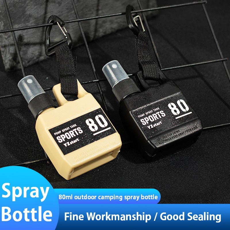 80ml outdoor camping spray bottle travel portable spray bottle tactical style small bottle camping hiking accessories